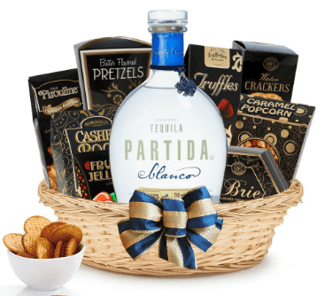 Partida Blanco Tequila Gift Basket