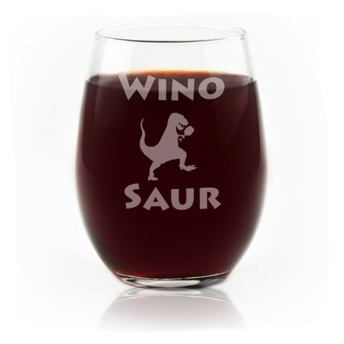 Winosaur Wine Glass