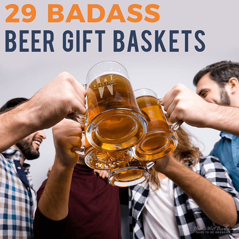 Microbrew Beer Bucket Gift Basket - 6 Beers  Gift baskets for men,  Birthday gifts for boyfriend, Diy gifts for him