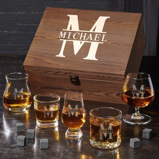 Personalized Whiskey Glass Tasting Set