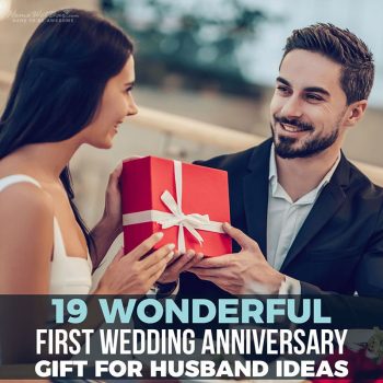 19 Wonderful First Wedding Anniversary Gift for Husband Ideas