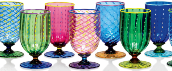 Colorful Glassware Set