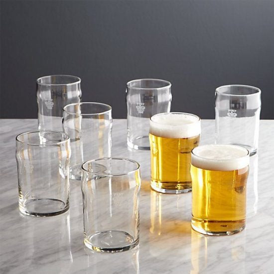 Half Pint Glasses Set of 8