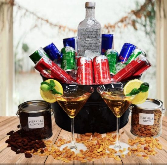 Vodka Red Bull Liquor Gift Basket