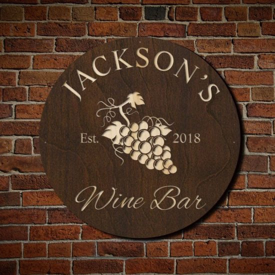 Customized Wine Bar Sign