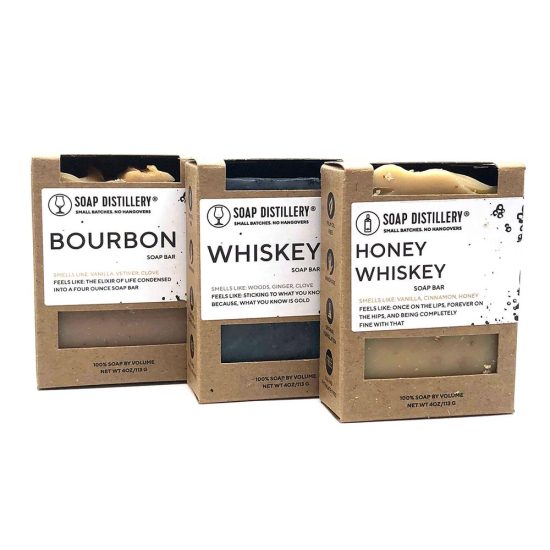 Whiskey Soap Set