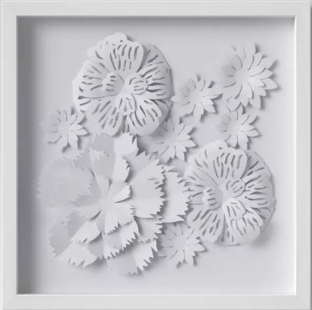 Paper Flower Framed Art