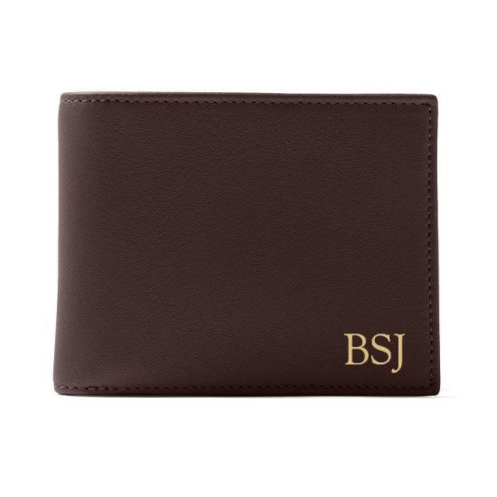 Monogrammed Leather Wallet