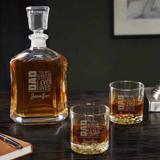 Best Dad Gifts From Daughter Whiskey Decanter Set