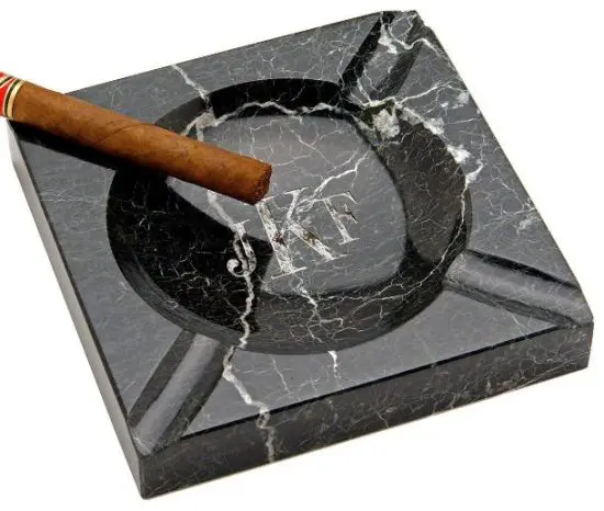 Marble Monogrammed Ash Tray