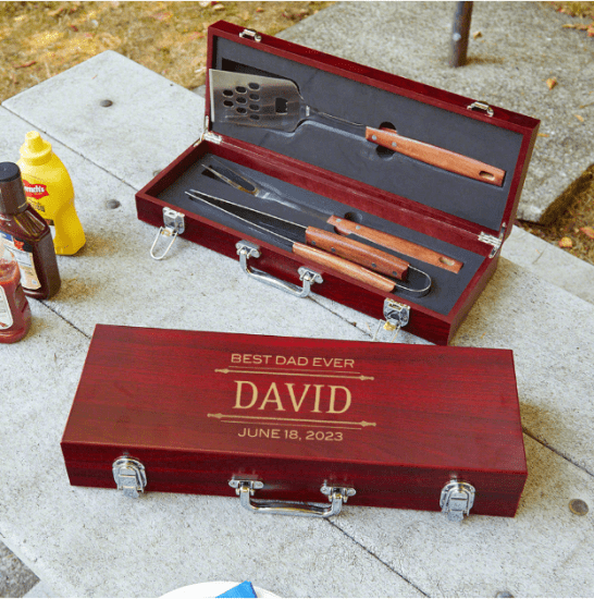 Personalized Fathers Day Gifts are Grill Tools