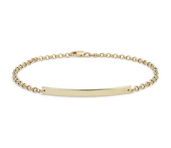 Gold Bar Bracelet