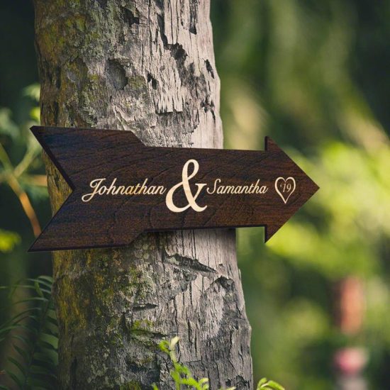 Wedding Sign Personalized Engagement Gifts