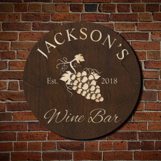 Gifts for Couples Who Have Everything Custom Wine Bar Sign