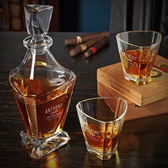 Bourbon Decanter Set Gift Ideas for Coworkers