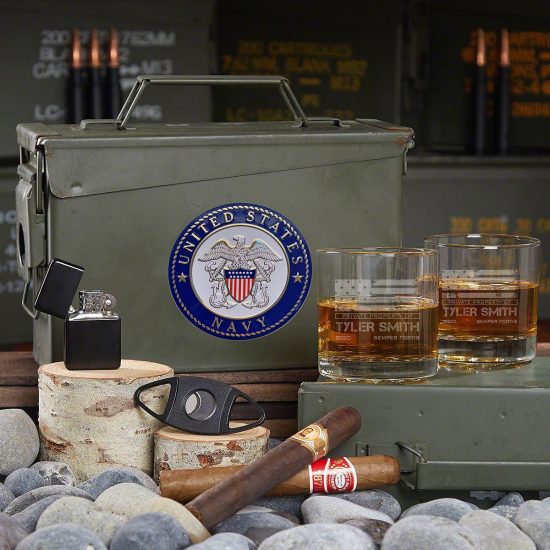 Ammo Can Whiskey Gift Set