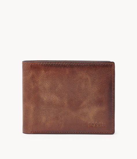 Fossil Leather Wallet Traditional Anniversary Gift