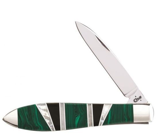Malachite and Mother of Pearl Pocket Knife