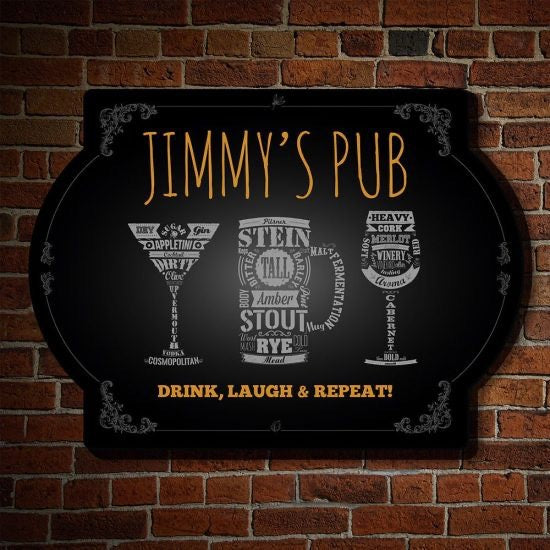 Custom Pub Sign for Him