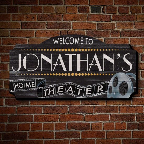 Personalized Movie Theater Sign