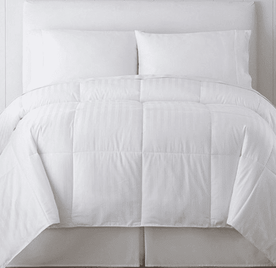 Striped Down Alternative Comforter Set