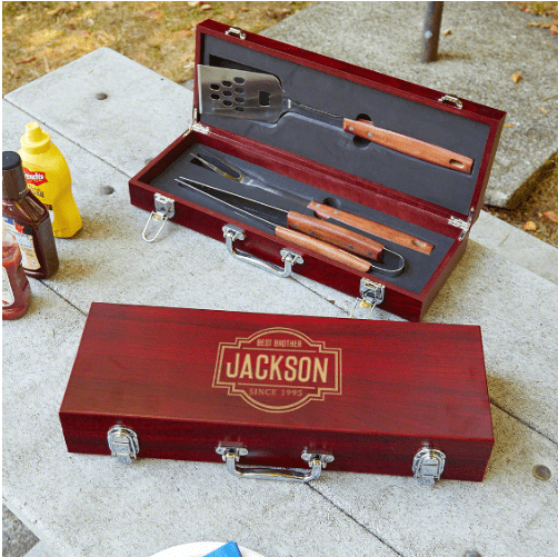 Personalized Cherry Grilling Tool Set