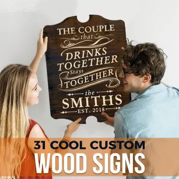 31 Cool Custom Wood Signs