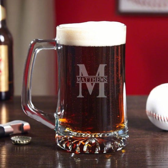 Engraved Beer Mug Stocking Stuffer Ideas for Him