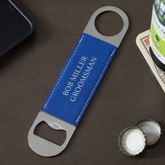 Personalized Bottle Opener Leather Gifts