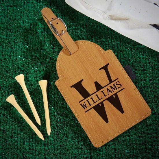 Golf Bag Tag with Tees