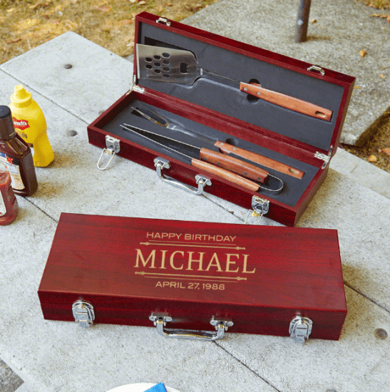 Personalized Grill Tool Set