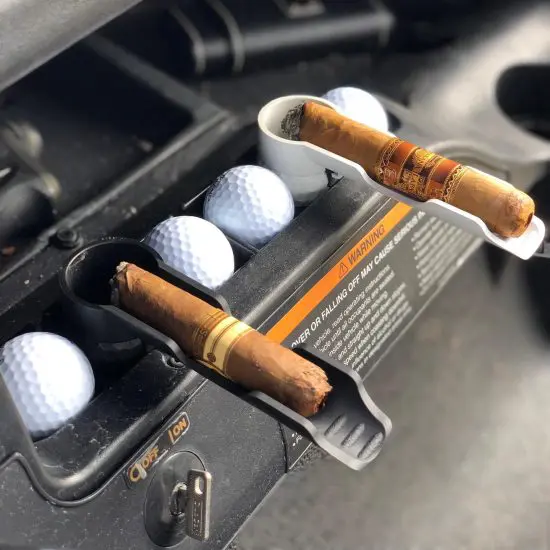 Cigar Holder for Golf Cart