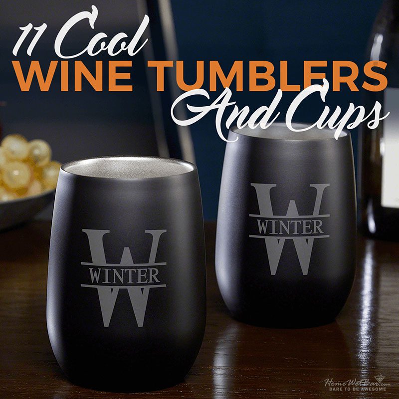 This Wine Is Making Me Awesome Engraved| Insulated Wine Cup Personalized Gift Camping Stemless Wine Alcohol Cup