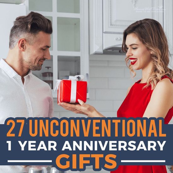 27 Unconventional 1 Year Anniversary Gifts