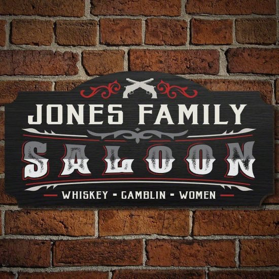 Western Themed Man Cave Sign