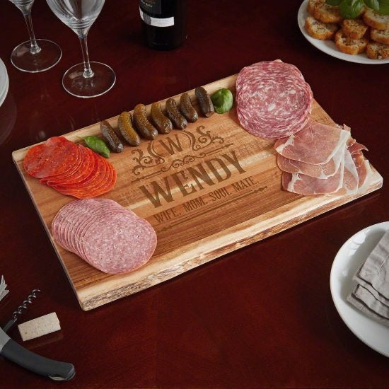 Custom Charcuterie Board Parent Gift Ideas