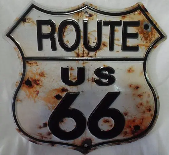 Route 66 Man Cave Signs