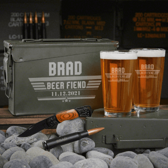 Custom Beer Ammo Can Gift Set for Beer Lovers