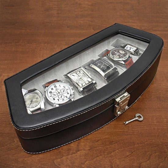 Leather Watch Valet Case