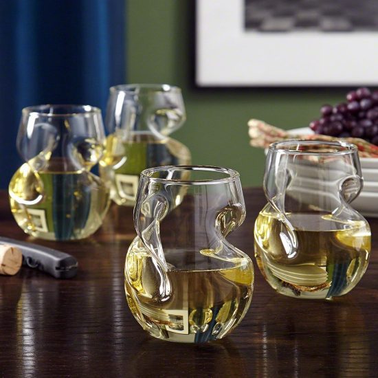 Aerating Stemless Wine Glass Set