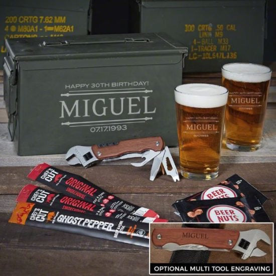 Ammo Can Pint Glass Set