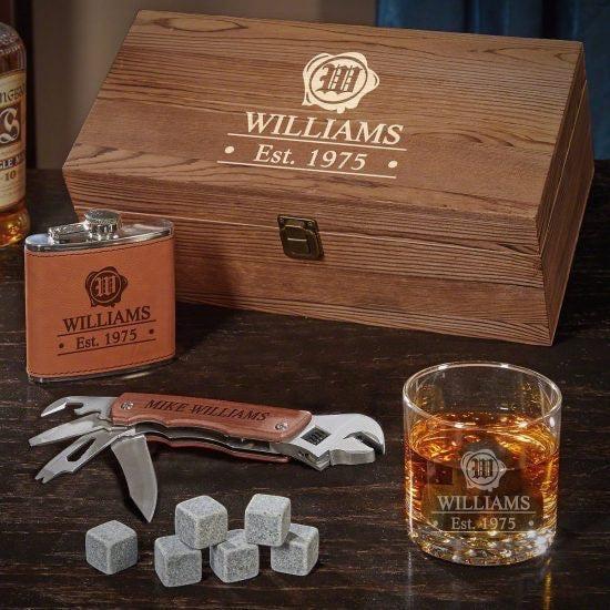 Custom Whiskey Birthday Gift Boxes