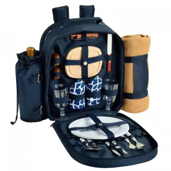 Picnic Backpack Anniversary Gift Idea for Couple