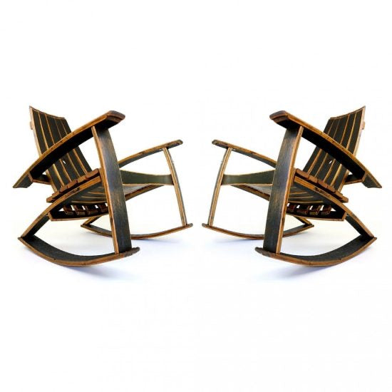 Bourbon Barrel Rocking Chairs