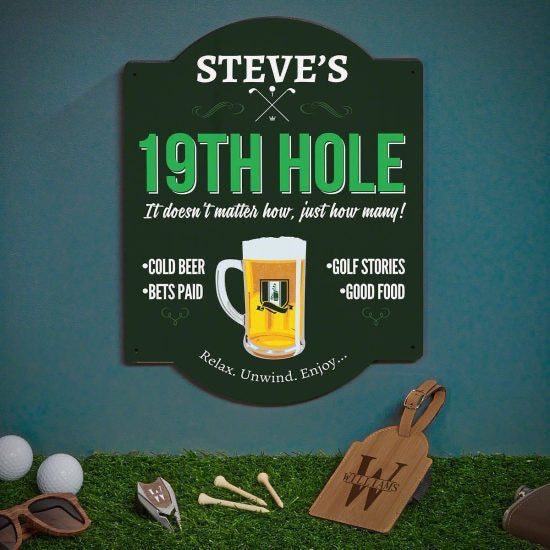 Custom Golf Sign with Golf Tools