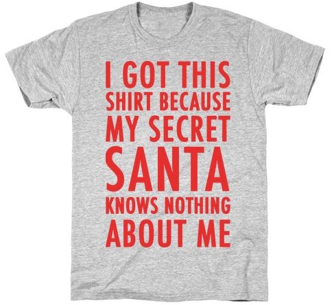 Secret Santa T Shirt