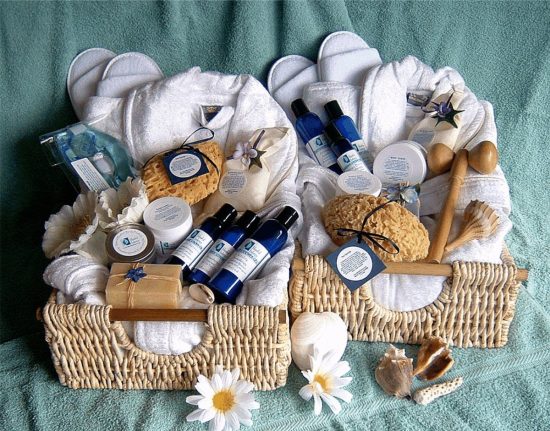 Spa Day Gift Basket for Two
