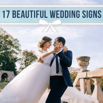 17 Beautiful Wedding Signs