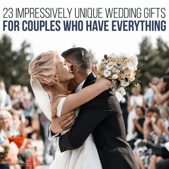 23 Impressively Unique Wedding Gifts for Couples Who Have Everything