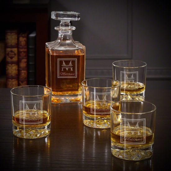 Bourbon Decanter Set